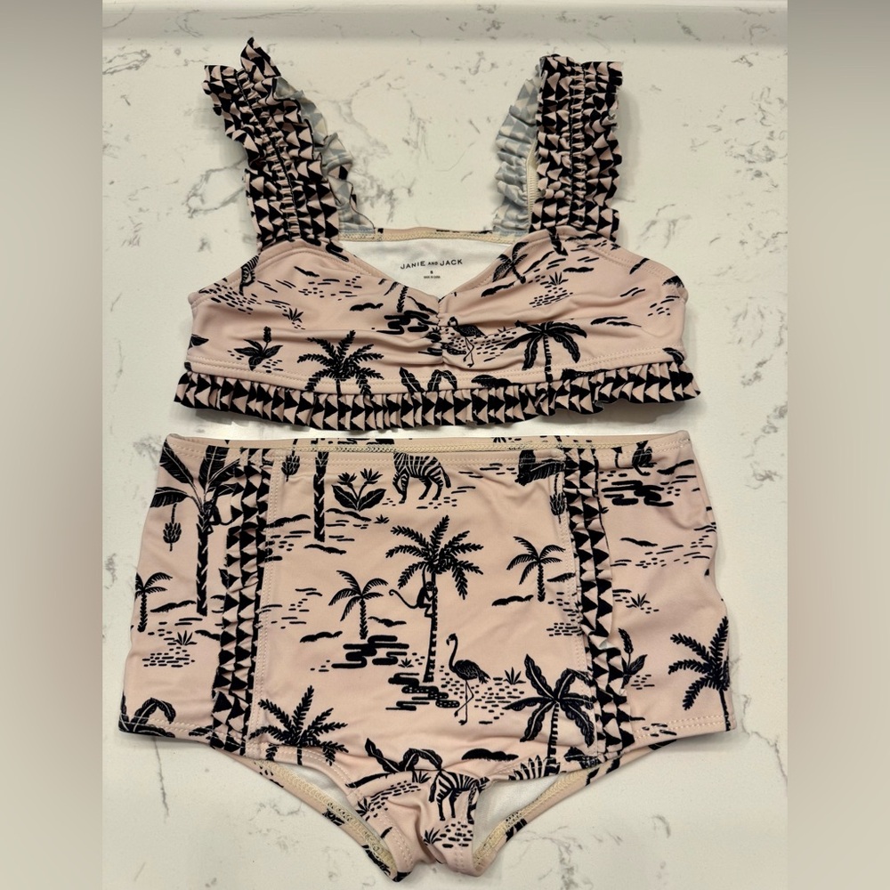 Janie & Jack Tropical Swimsuit Size 8